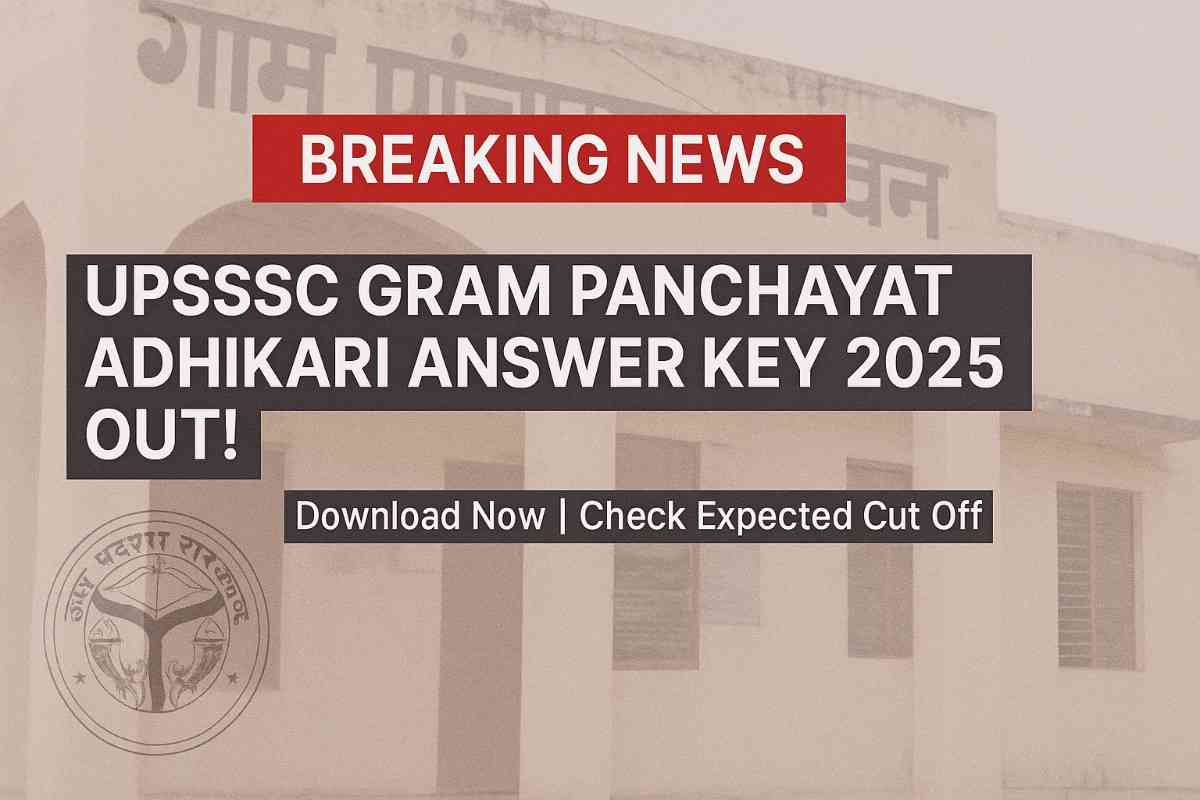 upsssc-gram-panchayat-adhikari-answer-key-2025